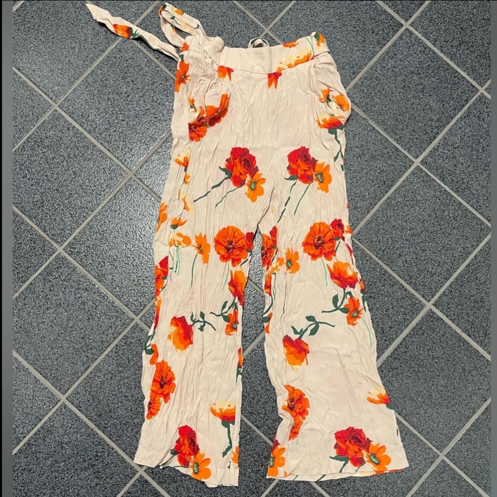 Aritzia Wilfred Wide Leg Floral Pants - Picture 2 of 2